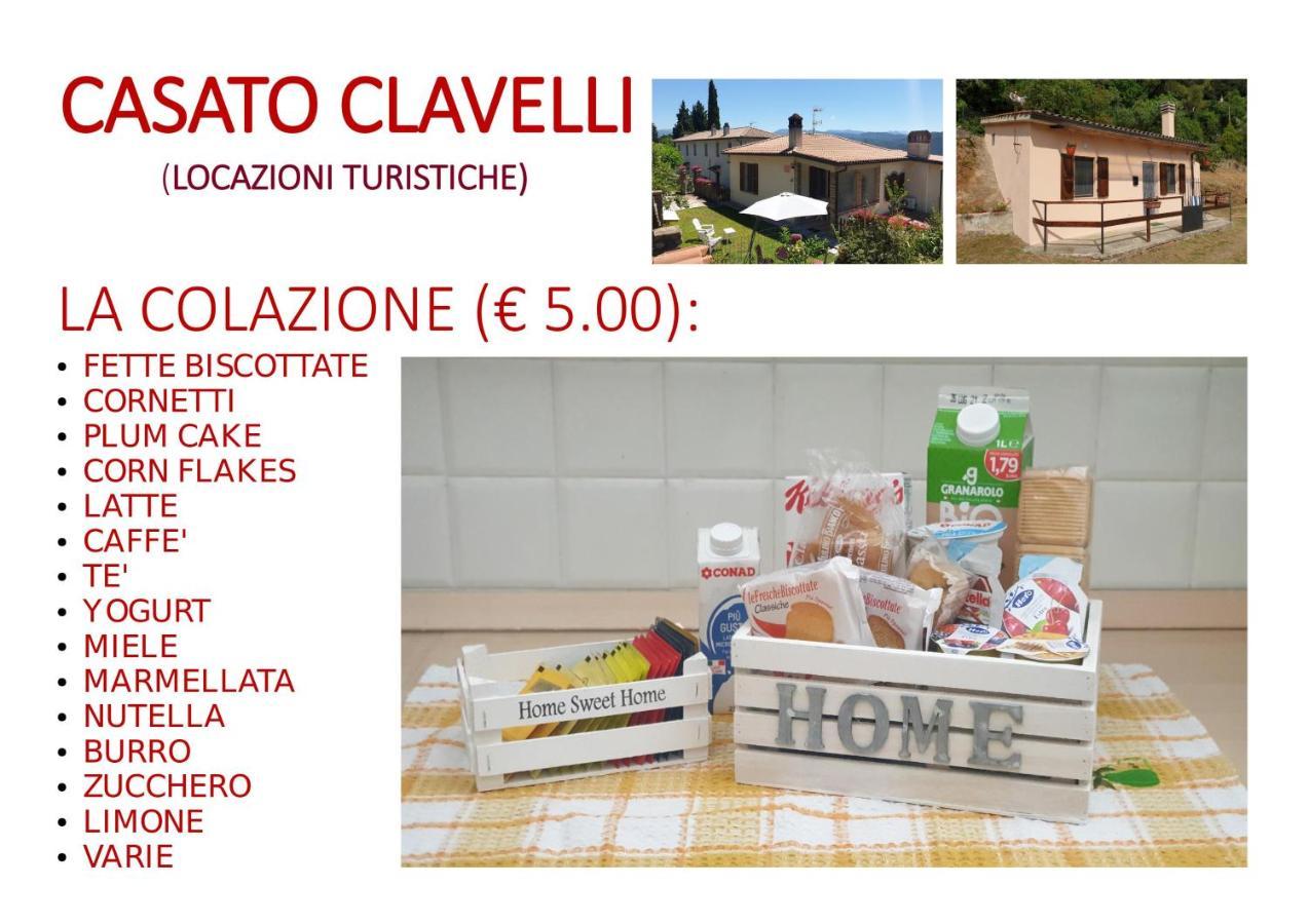 Casato Clavelli 1 Villa Collestatte Exteriör bild